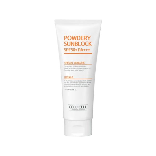 powdery sun block cream spf50 pa